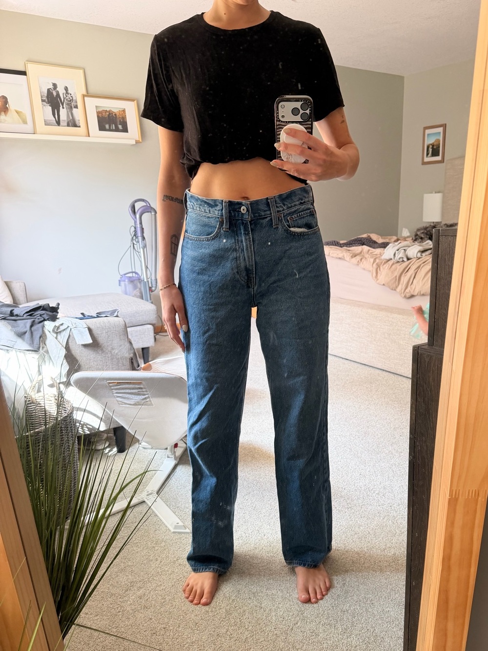 Abercrombie The Slouchy Mid Rise jeans